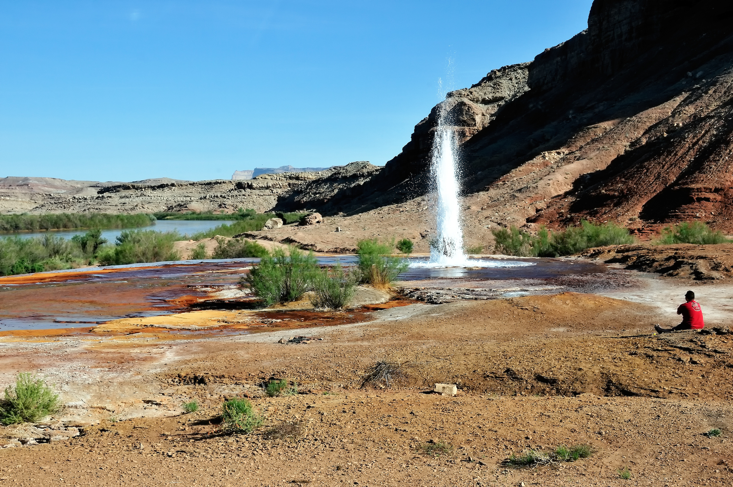 Meditation at Crystal Geyser (11-May-2009)