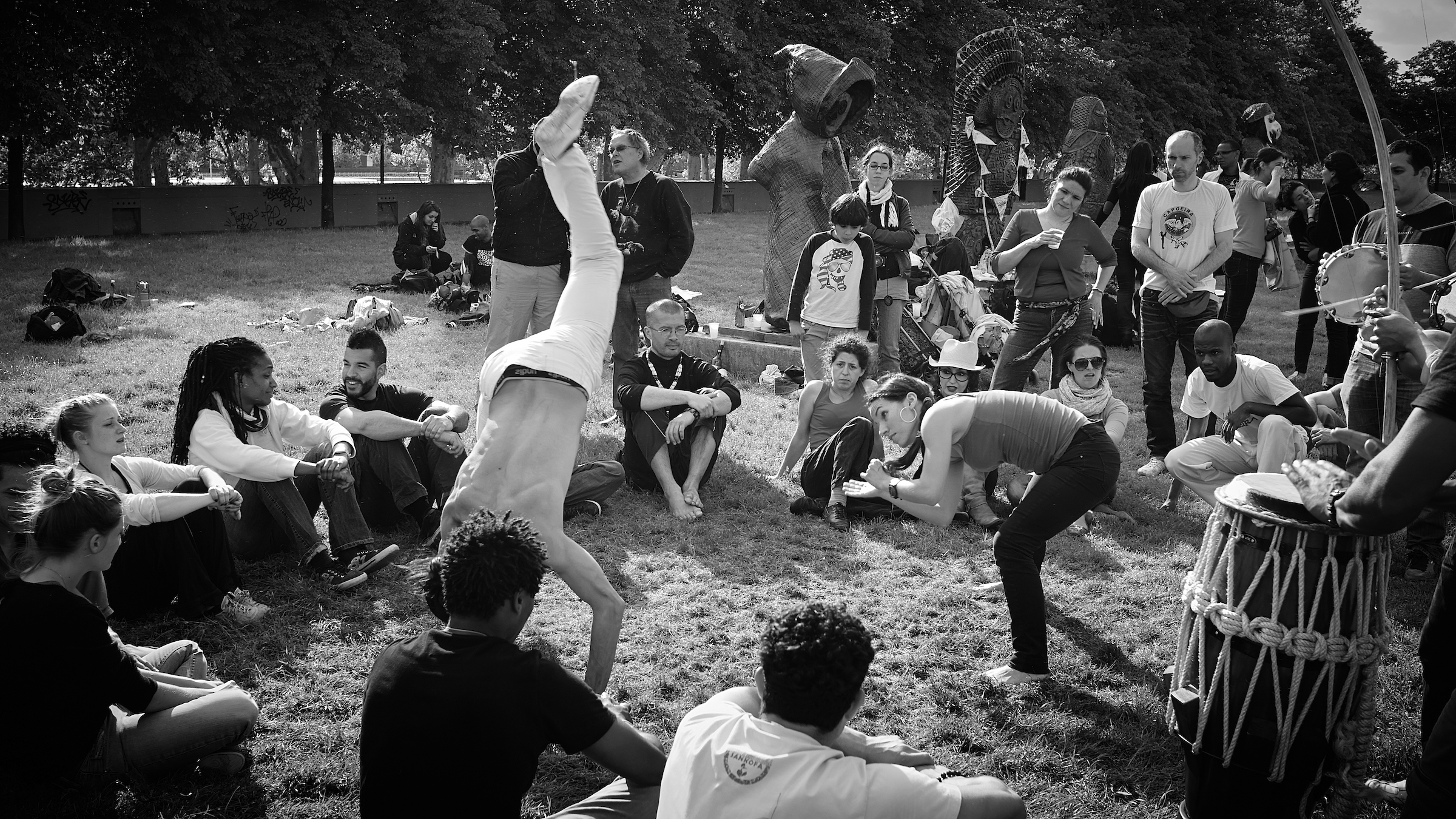 Capoeira Performance at Parc de Bercy in Paris, France (12-May-2013)